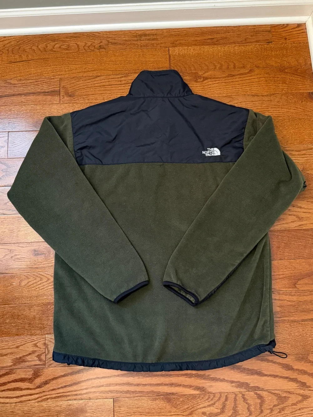 The North Face Men’s Denali Olive Green & Black Fleece Jacket Sz XL